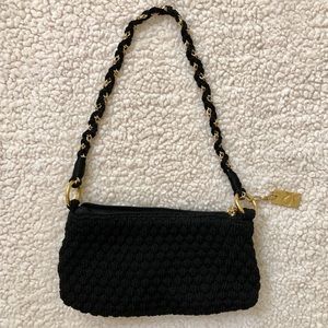 Knitted shoulder bag
